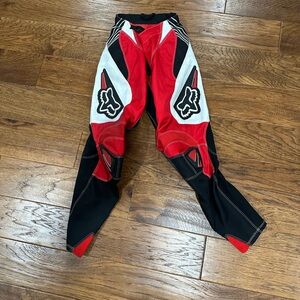 Youth 26 fox 180 race pants